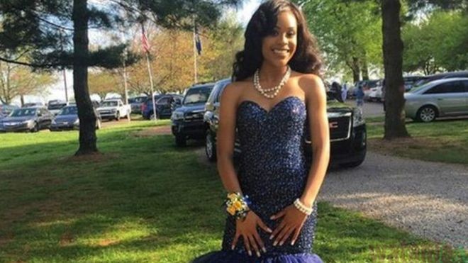 ابنة العداء الأمريكي تايسون غاي