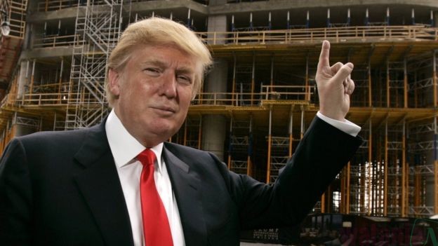 دونالد ترامب رجل أعمال وتاجر عقارات وابن أحد أشهر أقطاب تجارة العقارات الأمريكيين