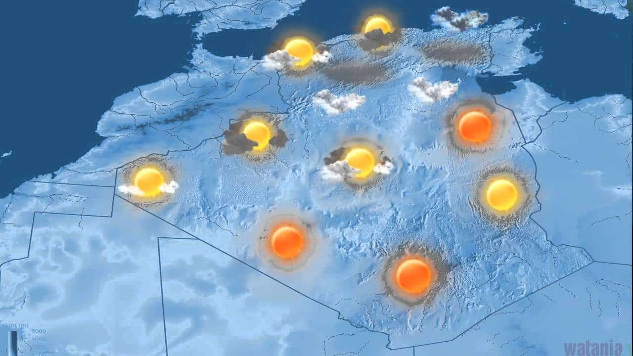 تواصل تساقط الأمطار بوسط و شرق البلاد