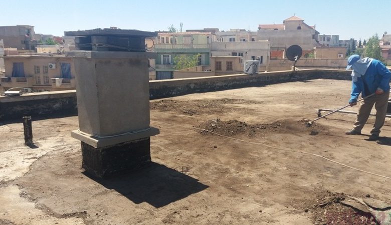 إنطلاق عملية ترميم أسطح العمارات عبر تراب الولاية