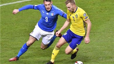 السويد تضع قدما في مونديال روسيا 2018
