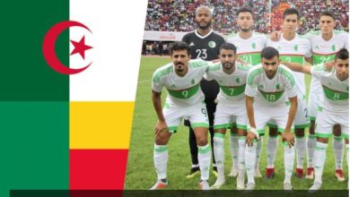 المباراة الودية الجزائر-البينين