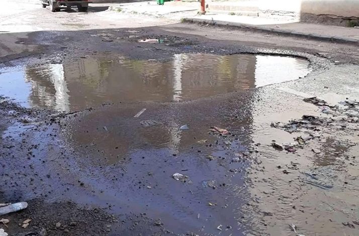 الحالة الكارثية للطرقات بحي ليتور بسطيف