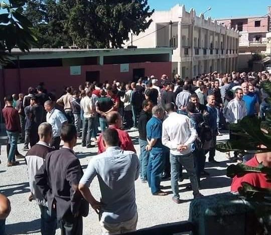 إنهيار جدار مرحاض متوسطة ببوعنداس