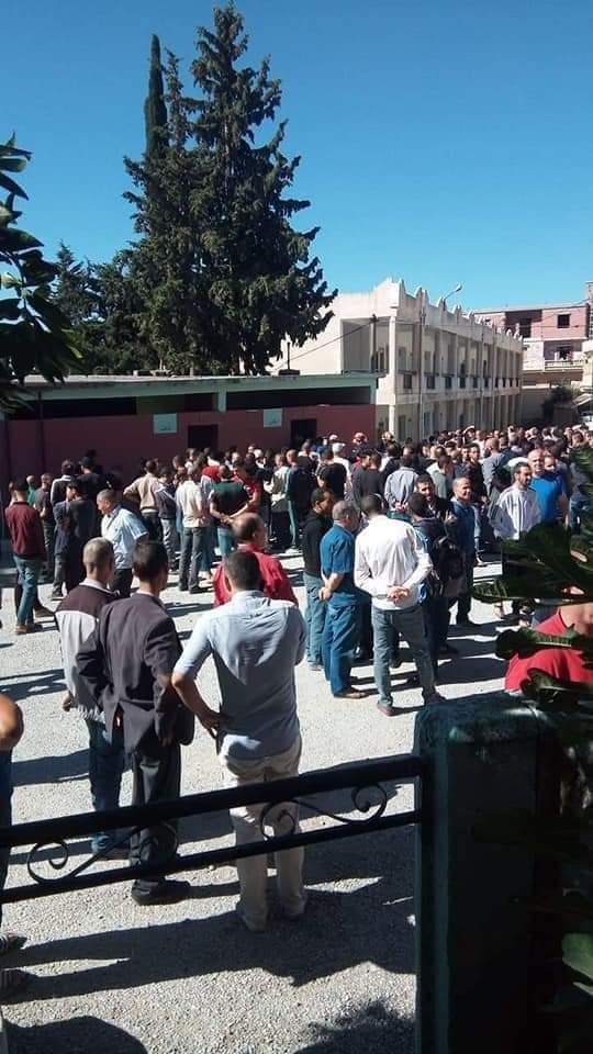 إنهيار جدار مرحاض متوسطة ببوعنداس