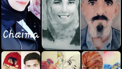 شيماء دوس الفنانة التشكيلية الواعدة