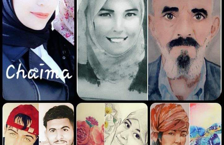 شيماء دوس الفنانة التشكيلية الواعدة