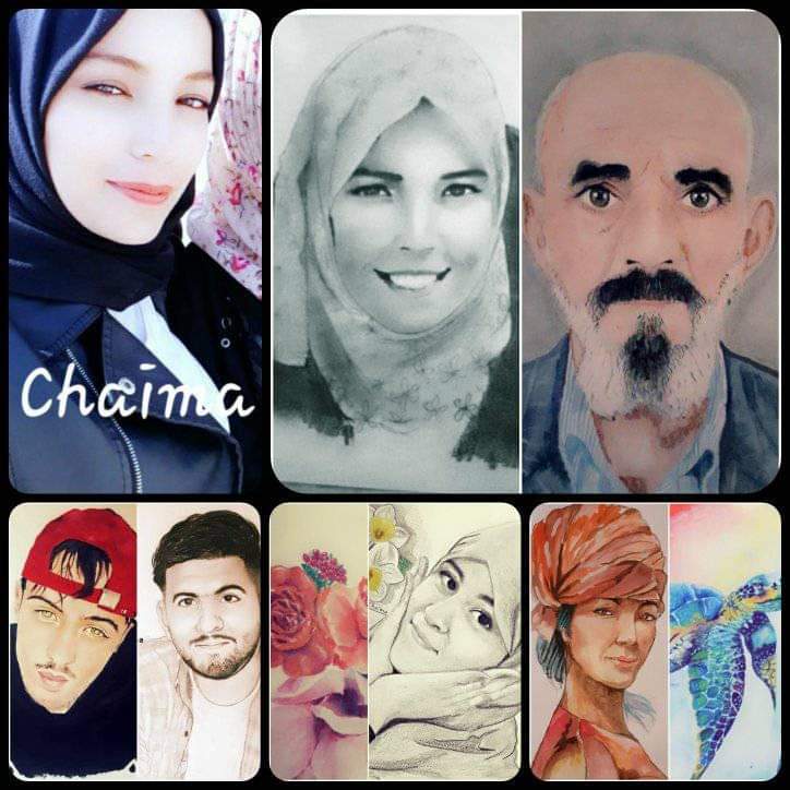 شيماء دوس الفنانة التشكيلية الواعدة
