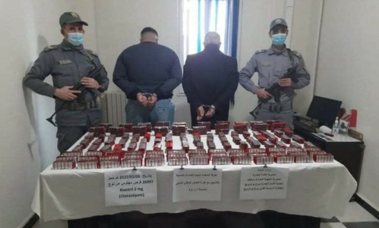 صورة للمتورطين في قضية التهريب