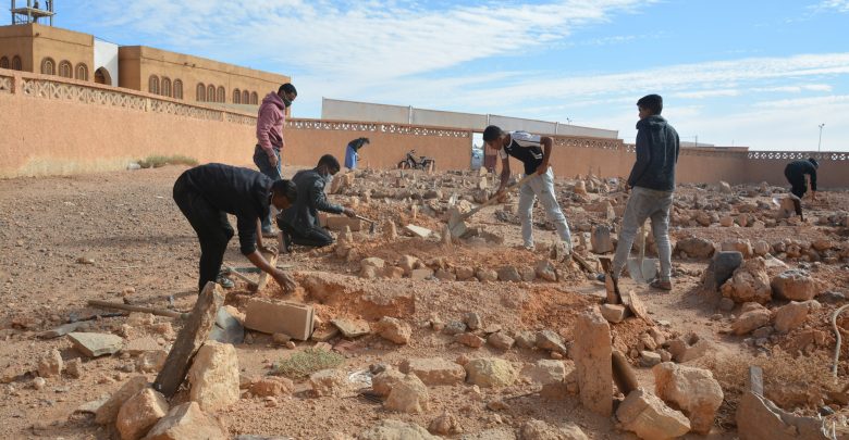 حملة تنظيف مقبرة تندوف